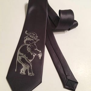 Corbata para amantes de los elefantes, corbata gris oscuro, genial, única y divertida, regalo de cumpleaños, boda, Navidad, Día del Padre, San Valentín