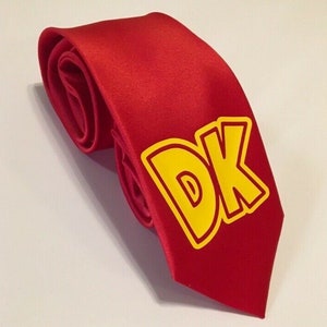 D K Necktie,  Cool and Fun. Birthday Gift, Wedding, Father's Day, Christmas, Halloween