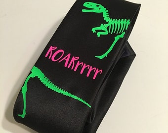 Dinosaurs  Necktie, Roarrrr,  Cool and Fun. Birthday Gift, Wedding, Father's Day, Christmas