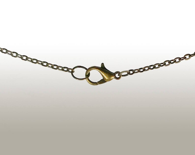 Mid Century by HaikuCalifornia Geometric light green and brown double square pendant necklace with bronze chain.