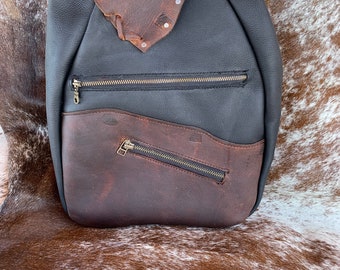 Leather Backpack purse