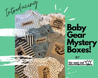 Baby Gear Mystery Box, Great Gift for Baby, Surprise Box, Baby Clothing and Accessories