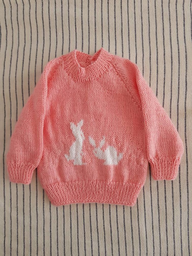 easter clothing Childrens jumper baby jumper winter clothes,Bunny jumper