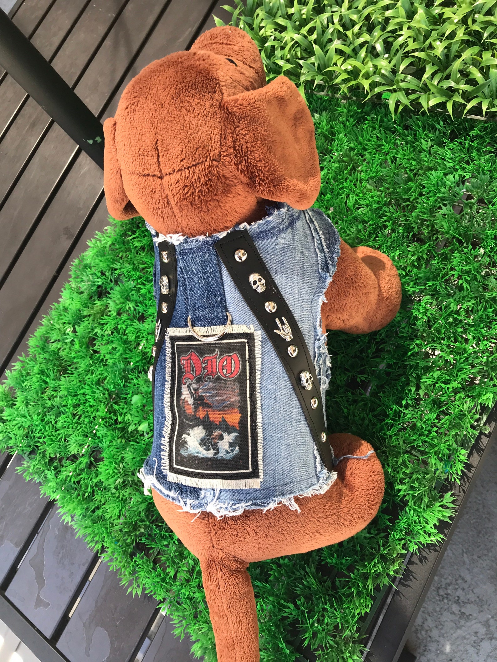 Heavy Metal Dog Jeans Harness Dio Holy Diver Etsy