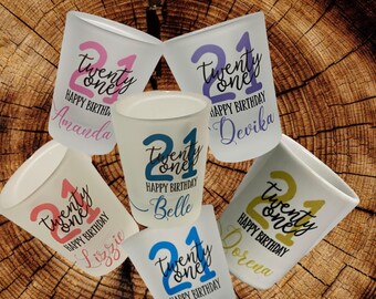 Milestone Birthday Shot Glass 12 Pack