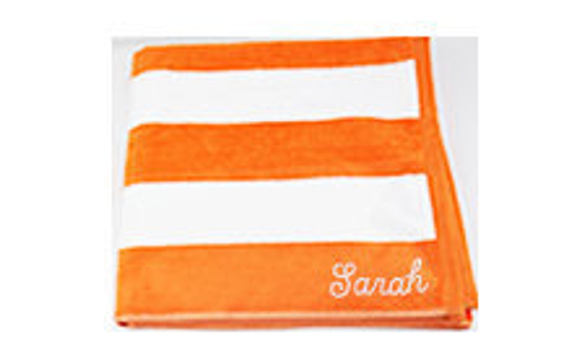 Personalised Beach Towel Monogrammed Beach Towel Striped Etsy Australia