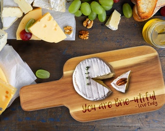 Personalised Cutting Board, Engraved Chopping Board - X-Small Rectangle Paddle Board