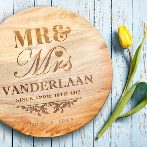 Personalised Acacia Wooden Chopping Board Custom Cutting Board, Engraved Cutting Board, Chopping Board, Housewarming Gift, Valentines Day image 3