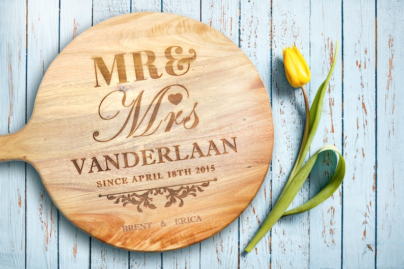 Personalised Acacia Wooden Chopping Board Custom Cutting Board, Engraved Cutting Board, Chopping Board, Housewarming Gift, Valentines Day image 3