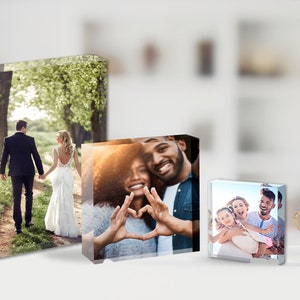 Personalised Acrylic Block - Custom Photo Acrylic Block Print, Photo Gift, Valentine Gift, Mothers Day Gift, Christmas Gift