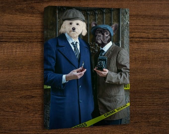 Benutzerdefinierte Pet Portrait - benutzerdefinierte Hundeportrait, benutzerdefinierte Katzenportrait, Hundekunst, Katzenkunst, Hundemalerei