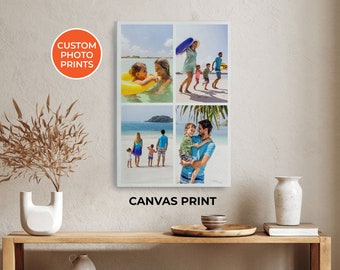 Customisable Family Photo Canvas - Portrait Photo Canvas or Framed Print Printed By PhotobookShop