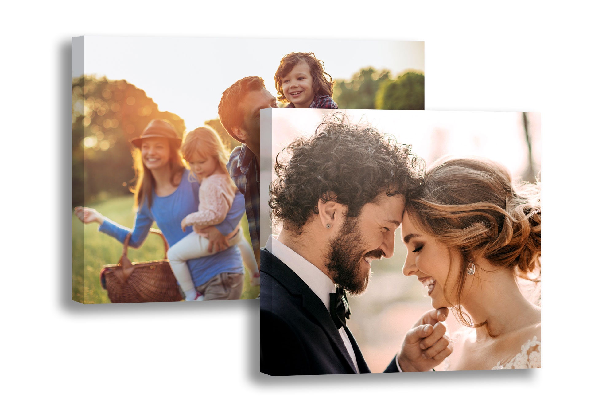 Custom Canvas Prints with Your Photos - Personalized Photo Gifts Framed Canvas Wall Art - Floating Frames & Gift Wrapping Available (8 Wx6 H)