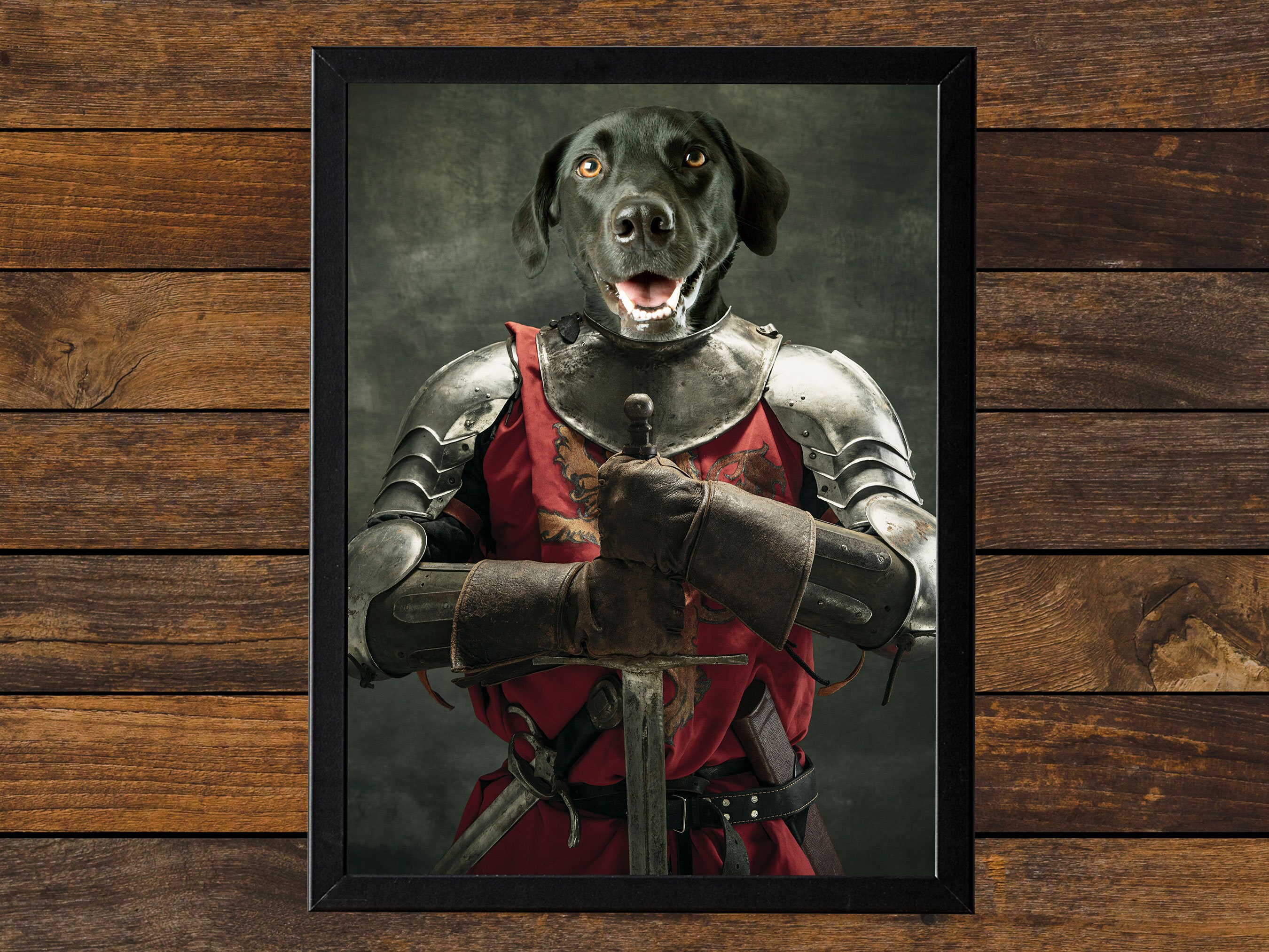 Royal Pet Portrait - Renaissance Pet Painting, Renaissance Pet Portrait, Dog Portrait, Royal Dog Portrait, Framed Print