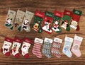 Personalised Christmas Stocking - Ballantines Font - Embroidered Name
