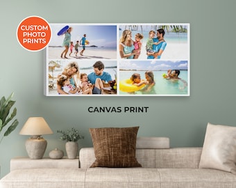 Customisable Family Photo Canvas - Panoramic Photo Canvas or Framed Print Printed By PhotobookShop