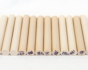 Mocha Pen Blanks Alumilite Resin Rods Ecru