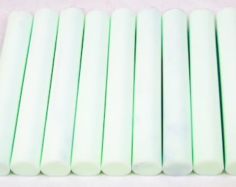 Lime Slush Pen or Pipe Blanks - Alumilite Resin Rods