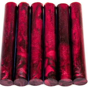 Midnight Seduction Pen Blanks Alumilite Resin Rods