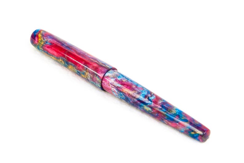 Älvvingar Resin Skräddarsydd Reservoarpenna med Tysk JoWo-Spets - Skrivande bild 6