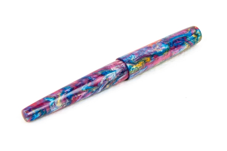 Älvvingar Resin Skräddarsydd Reservoarpenna med Tysk JoWo-Spets - Skrivande bild 7