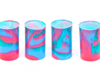 Unicorn Dawn Bottle Stopper Blanks Alumilite Resin Rods - Game Call, Ring Blanks