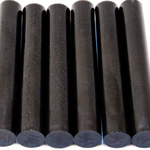 Black Pearl Pen and Pipe Blanks Alumilite Resin Rods - Diamond Painting Brush, Hair Stick