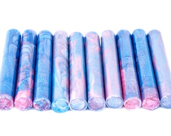 Cotton Candy Pen Blanks Urethane Resin Rods - Pipe, Diamond Painting Brush, Hair Stick