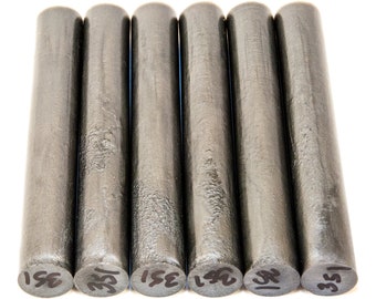 Vintage Silver Pen Blanks Alumilite Resin Rods