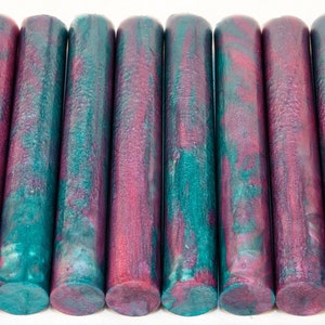 Miami Vice Pen Blanks Alumilite Resin Rods