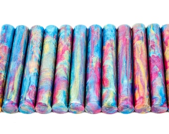 Faerie Wings Pen Blanks Alumilite Urethane Resin Rods- Hair Stick, Pipe, Diamond Painting