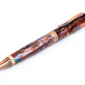 Copper Harbor Precious Resin Cigar Pen in Satin Copper Hardware