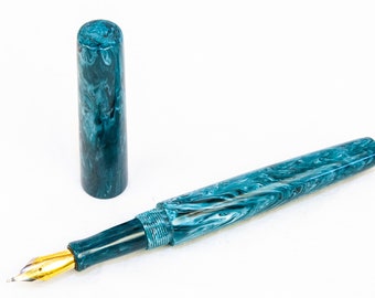 Brotherly Love Birds of Prey Resin Bespoke Füllfederhalter mit JoWo Nib - Schriftzug