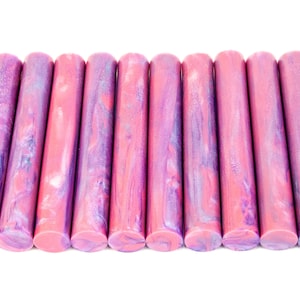 Unicorn Princess Resin Pen Blanks Alumilite Rods - Hair Stick, Pipe, Diamond Painting