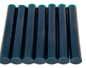 Mystery Green Sparkle Pen and Pipe Blanks Urethane Resin Rods - Hair Stick, Pipe, Diamond Painting