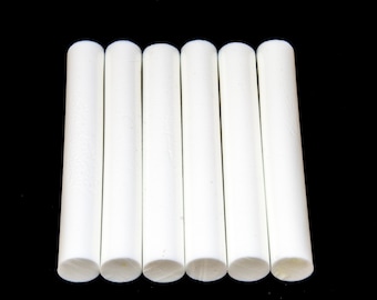 Solid White Pen Blanks Alumilite Resin Rods