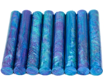 Caribbean Swirl Pen Blanks Alumilite Resin Rods