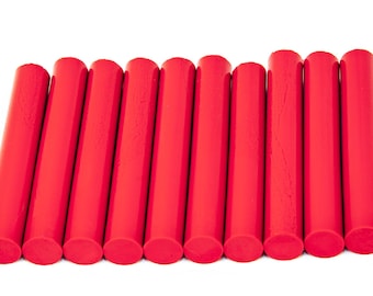Gumball Red Pen or Pipe Blanks - Alumilite Resin Rods