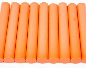 Orange Sherbet Pen or Pipe Blanks - Alumilite Resin Rods
