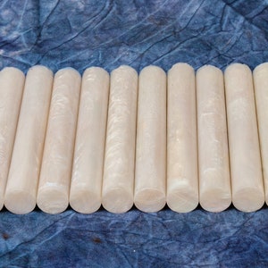Opalescent Pen Blanks Alumilite Resin Rods - Opal Mother of Pearl - Pipe, Diamond Painting Brush, Hair Stick