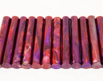 Reflux Resin Pen Blanks Alumilite Rods - Hair Stick, Pipe, Diamond Painting