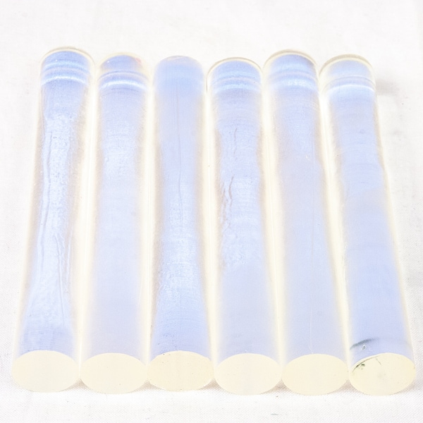 Clear (Transparent) Pen Blanks Alumilite Resin Rods - Pipe, Hair Stick, Diamond Painting, Etc. Supplies