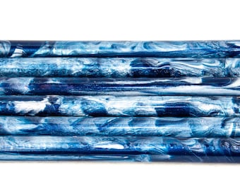 Bering Sea Resin Rod Blanks - Bespoke Kitless Pen Blank, Magic Wand, Hair Stick, Pipe, Diamond Painting Brush