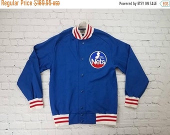 new jersey nets warm up jacket