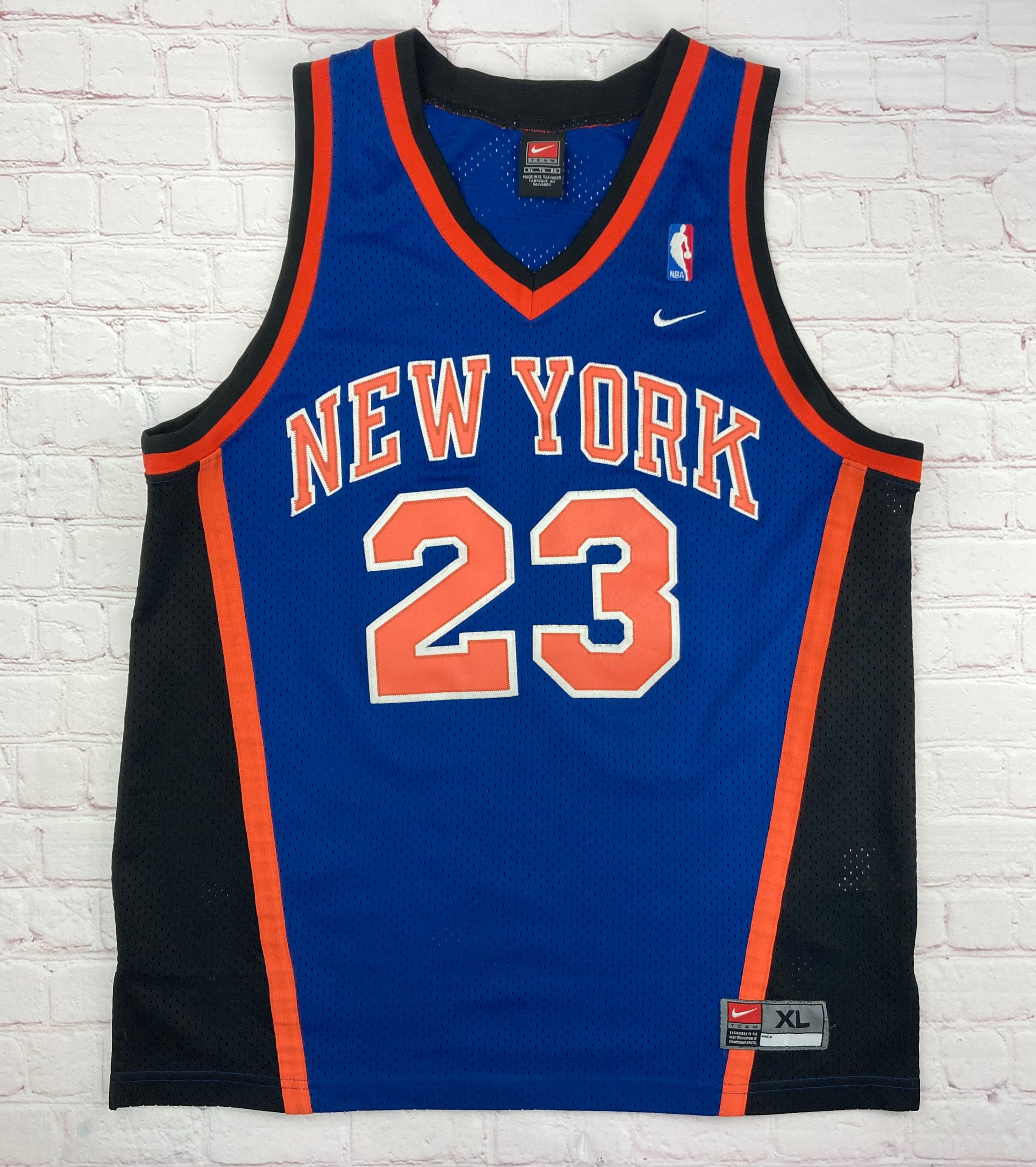 Stephon Marbury New York Knicks Reebok Hardwood Classics Jersey Size L  Vintage
