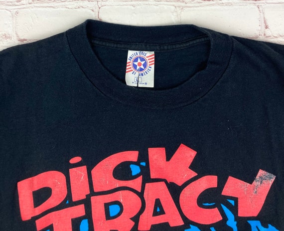 Vintage 1990’s Disney Dick Tracy Movie Promo T-Sh… - image 3