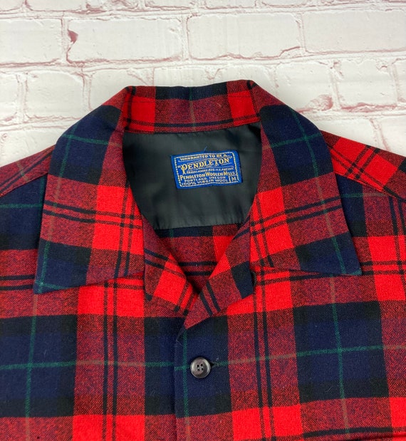 Vintage Original Pendleton Virgin Wool Plaid Jack… - image 2