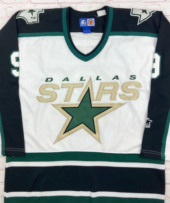 Custom 1990's Dallas Stars CCM Throwback Away NHL Hockey Jerseys