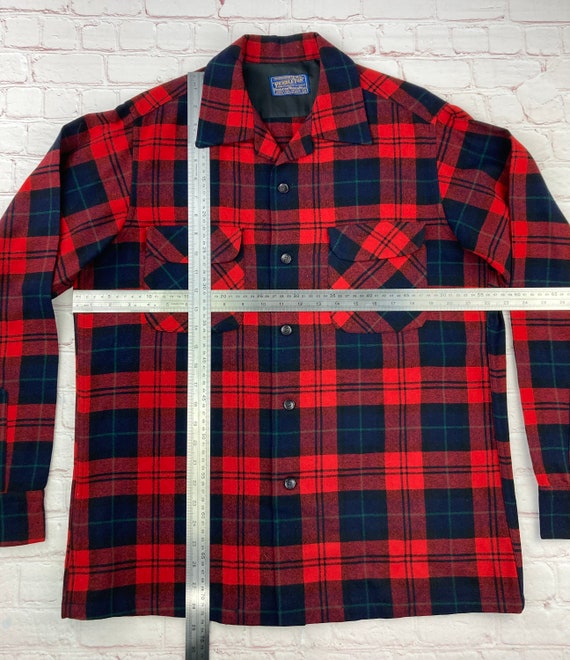 Vintage Original Pendleton Virgin Wool Plaid Jack… - image 7