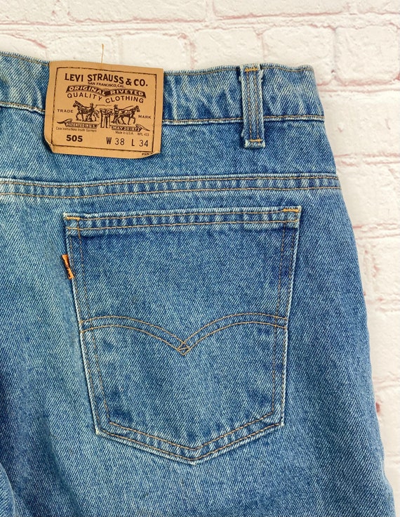Vintage Original 1980’s Denim Levi’s 505 Jeans. - image 9
